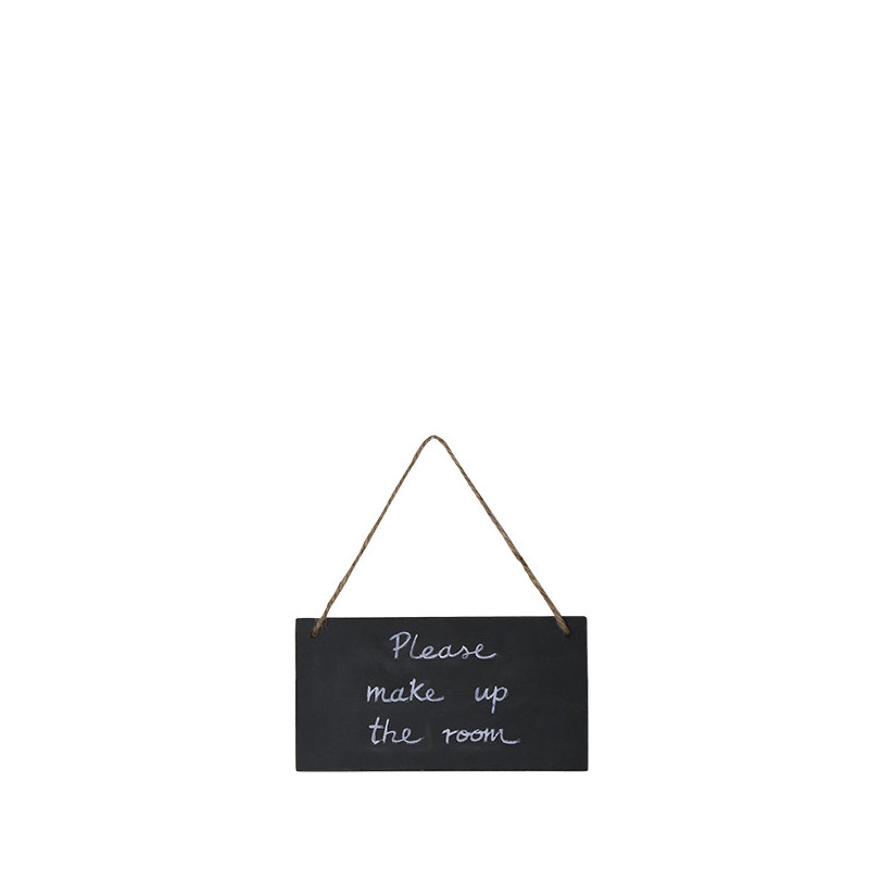 Lavagnetta nera in legno "please make... do not... 9 x 17 cm
