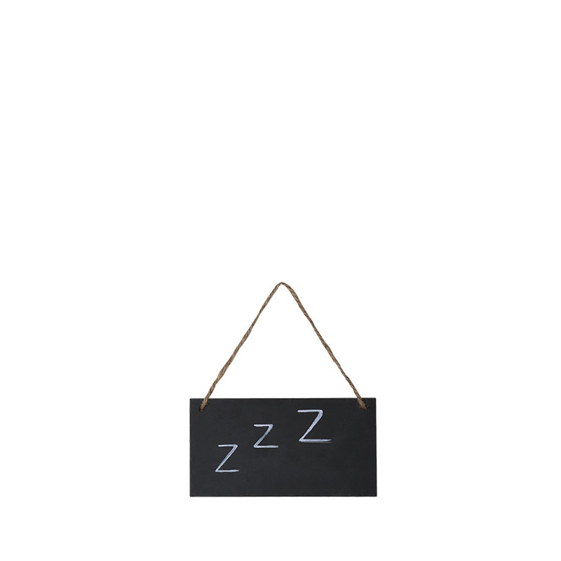 Petit tableau noir "z...z...z" 9 x 17 cm