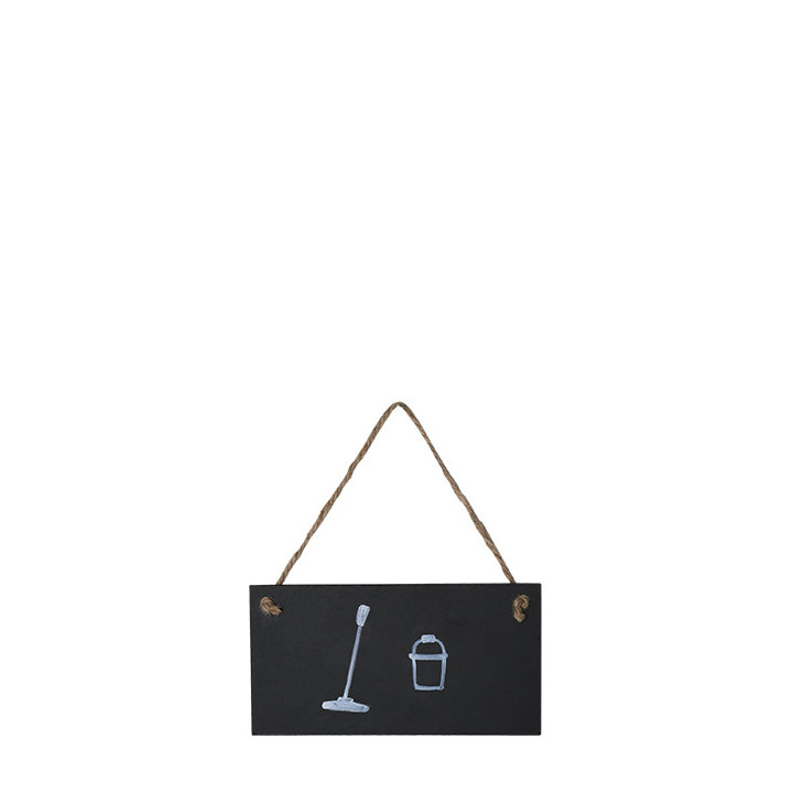 Small blackboard "z.. z...z" 9 x 17 cm