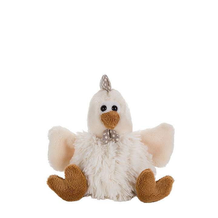 Presse-papiers poulet couleur blanc h15 cm