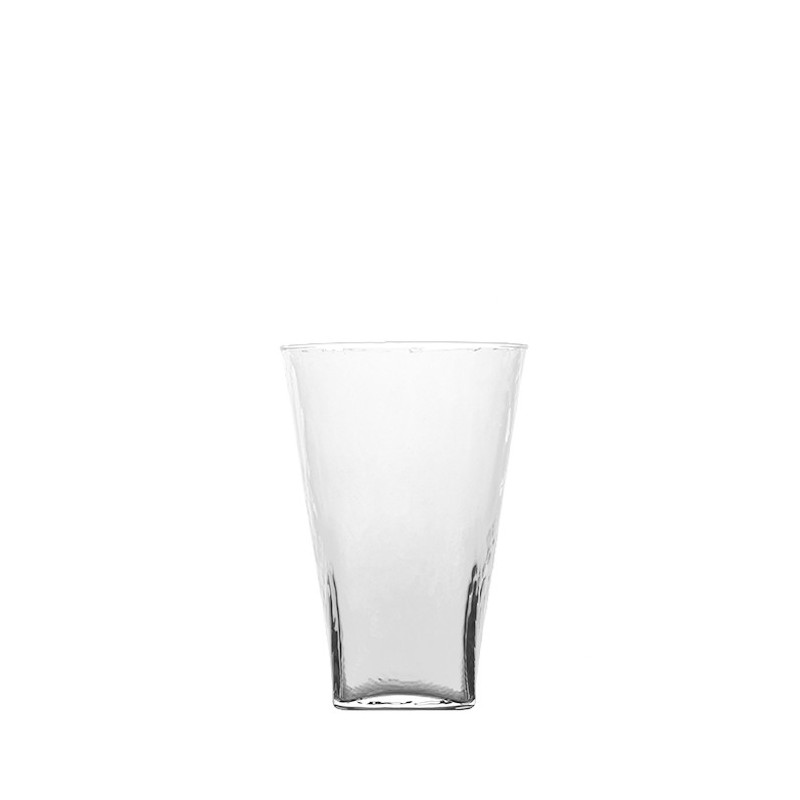 Rough surface thin wine glass d8.5 h13 cm