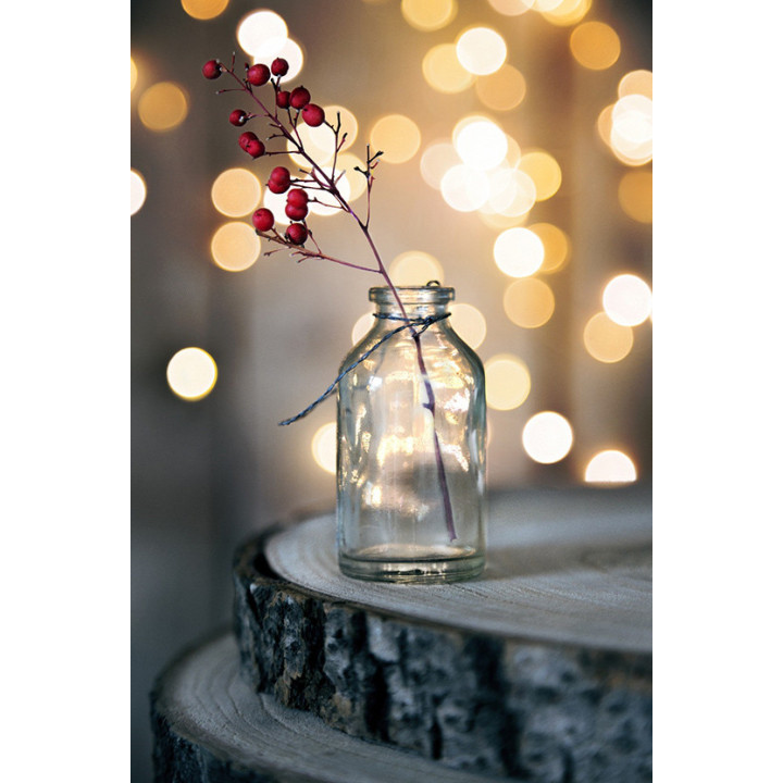 Small glass bottle d5 h10 cm