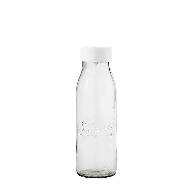 Bouteille en verre sans devissage