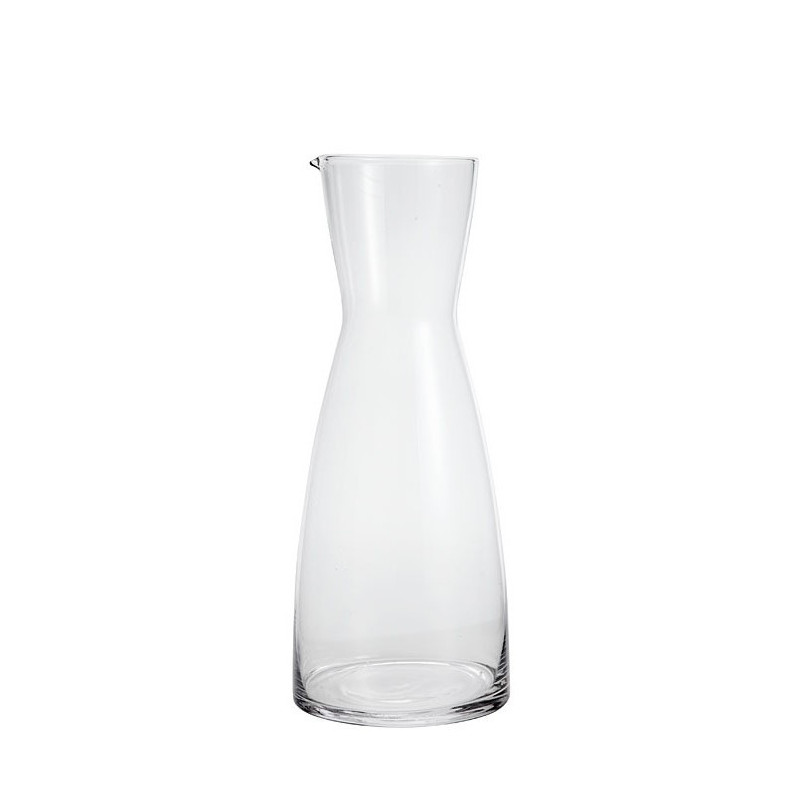Caraffa in vetro 'bocca larga' v1000 ml d10 h26 cm