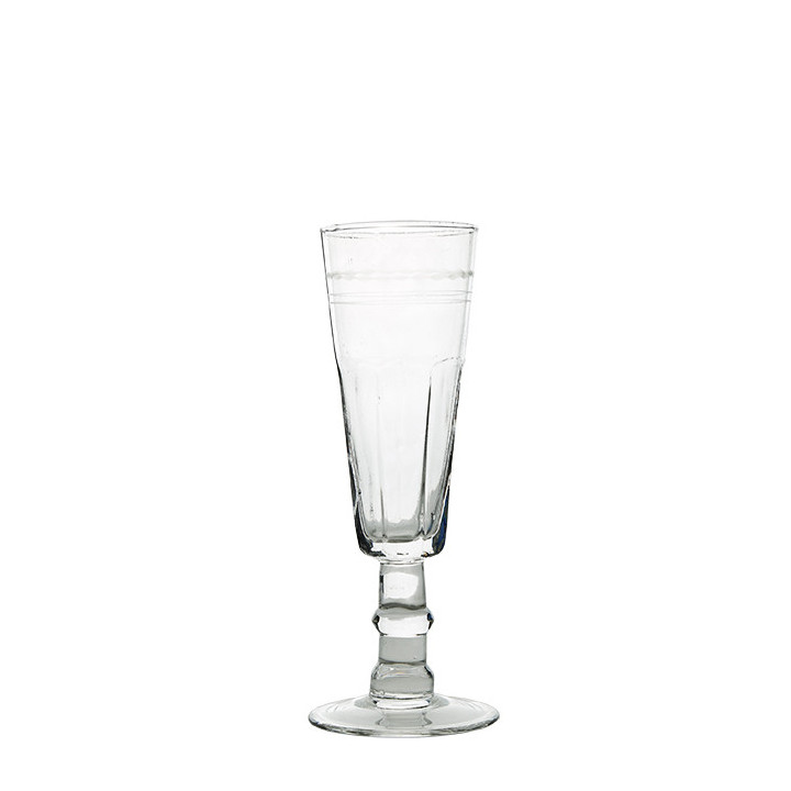 Slim coupe en verre collier d6.5 h19 cm