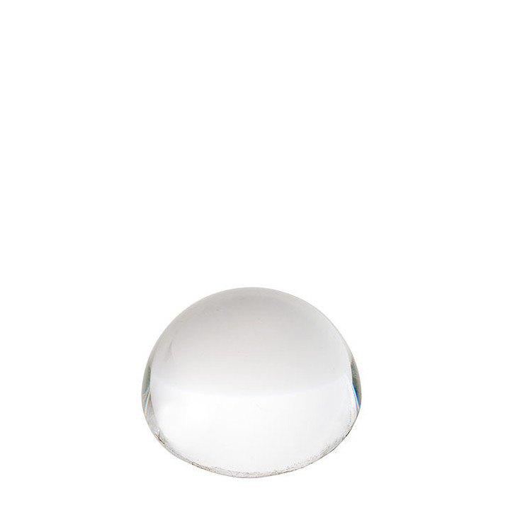 Demi-sphere en verre d 9.5cm