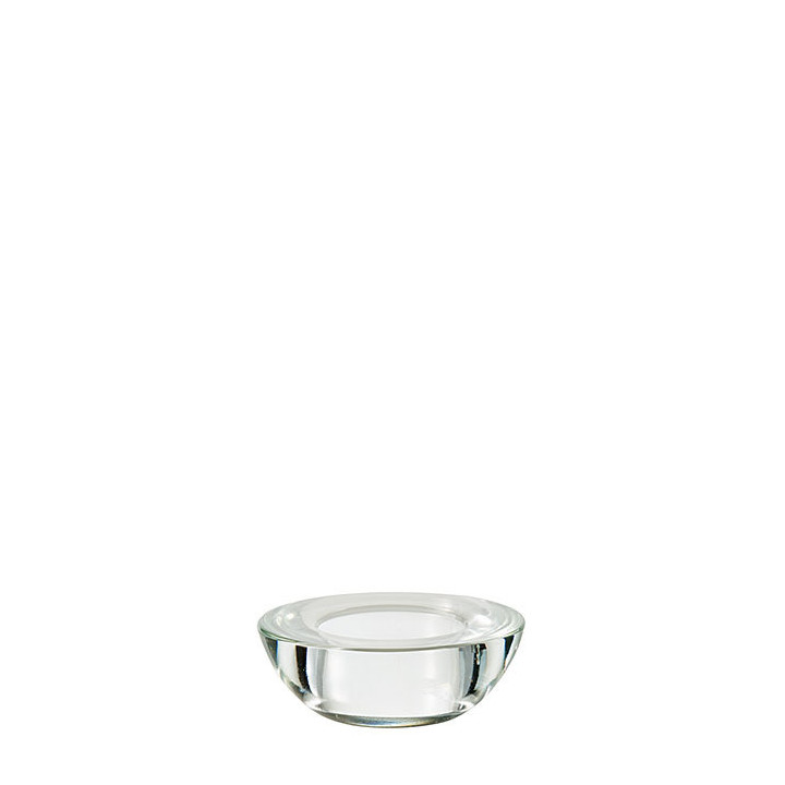 Petit bol en verre porte-tealight d7.5 h2.5 cm