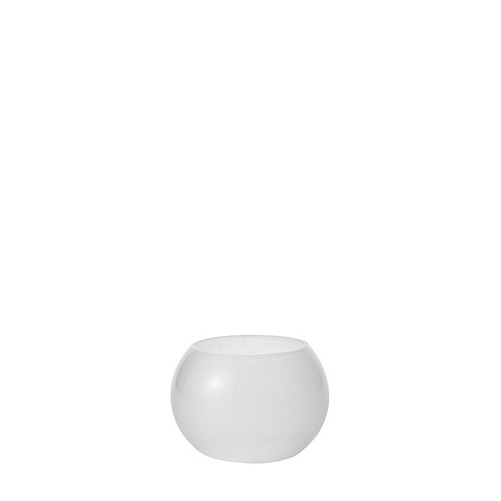 Bowl mini porta tealight in vetro satinato d7 h8 cm