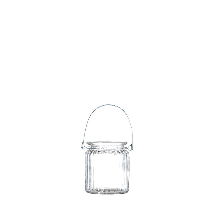 Vase suspendu en verre cotele d7.5 h9 cm