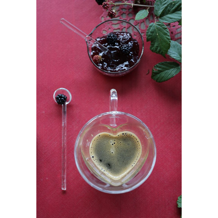 Borosilicate glass teaspoon 12.5 cm
