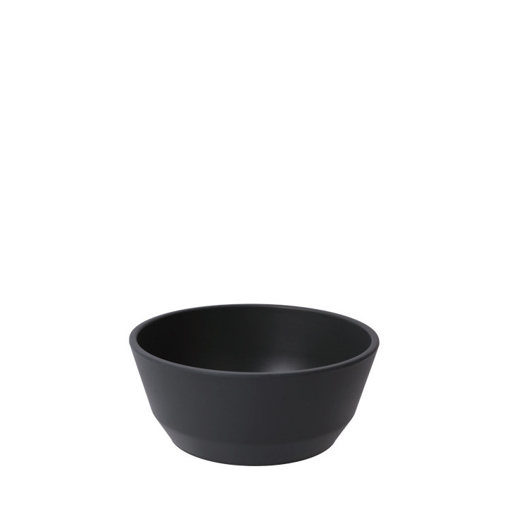 Bol en mÉlamine noir d.15 h.7 cm