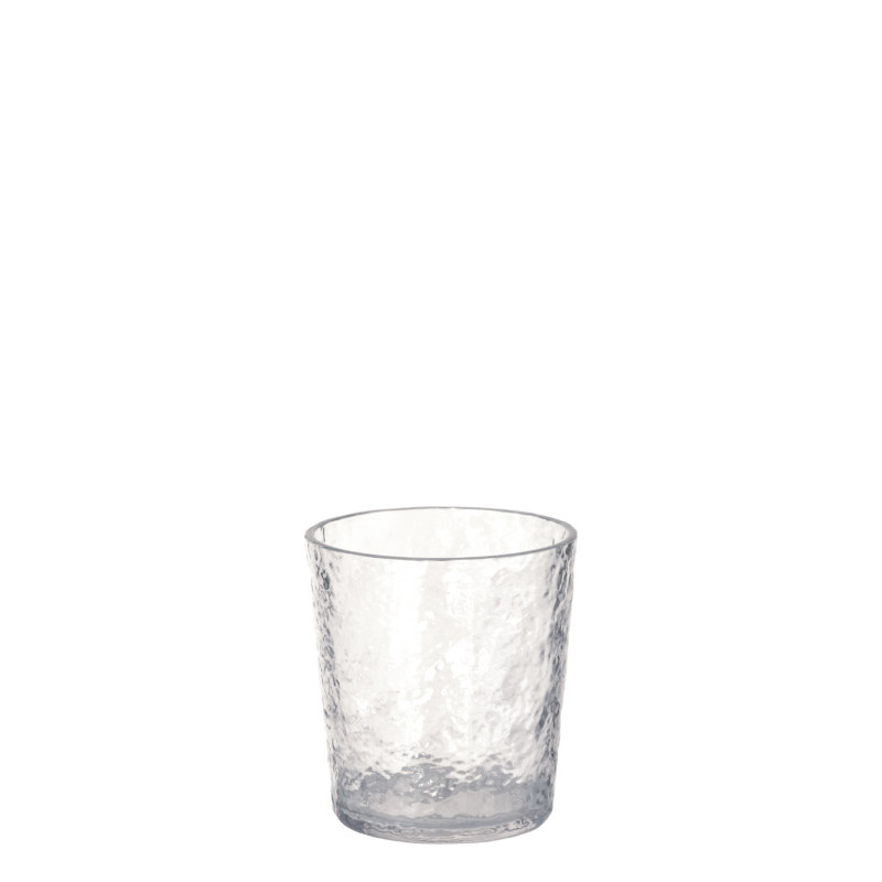 Methacrylate "ice" effect glass