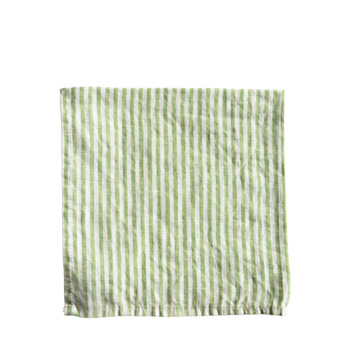 100% linen napkin stripes 40x40 cm