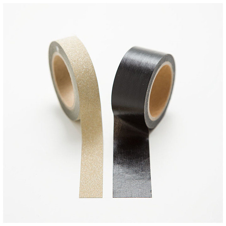Nastro adesivo removibile colore oro 10m x 1.5 cm