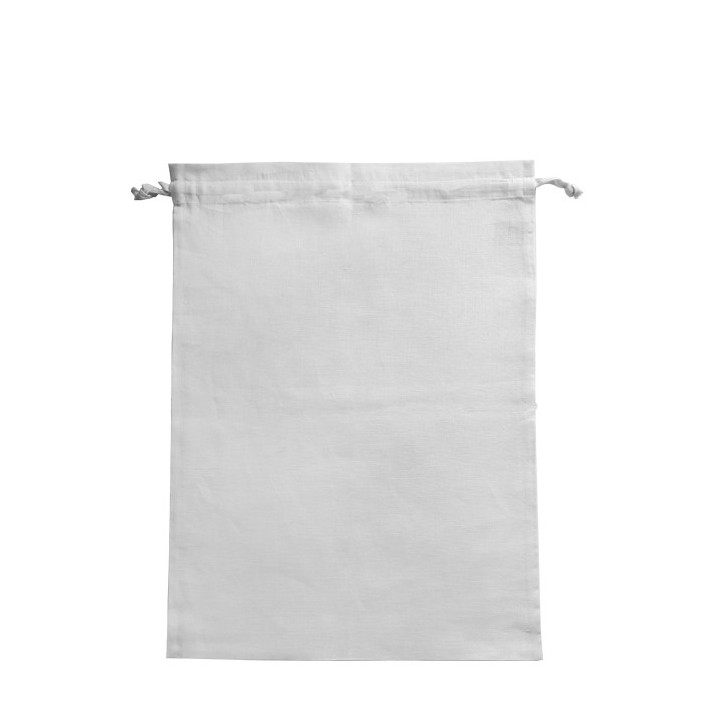 100% linen sack with string 45x63 cm