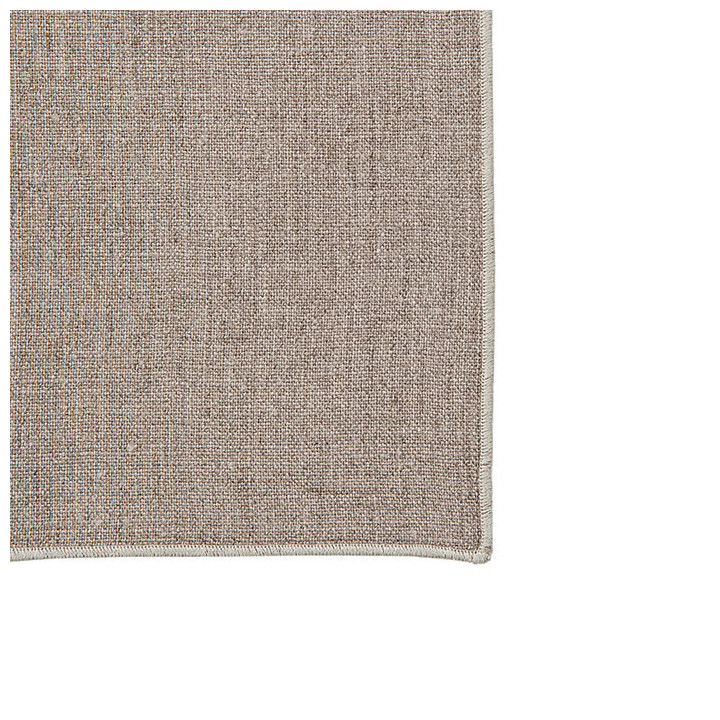 Tovagliolo 100% lino liscio04 naturale bordo natur 24 x 24 cm