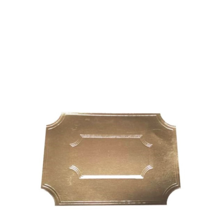 Set de table en fibre de cellulose dore 31.5 x 47 cm