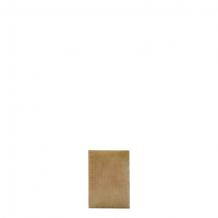 Quaderno velluto nocciola 7.5 cm