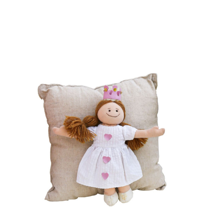 Cuscino principessa 24 x 24 cm