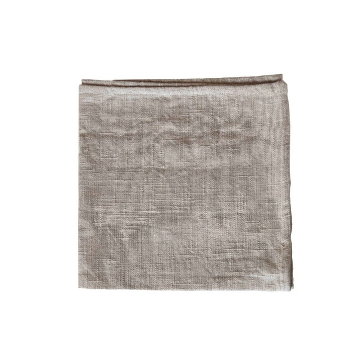 Serviette 100% coton couleur creme 45x45 cm