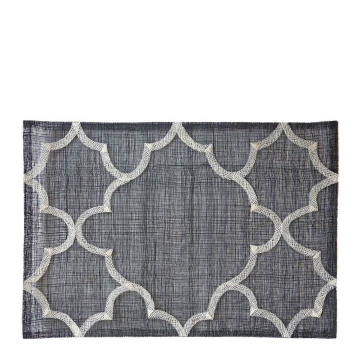 Tovaglietta in abaca decoro 33 x 48 cm