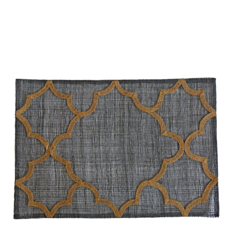 Tovaglietta in abaca decoro 33 x 48 cm