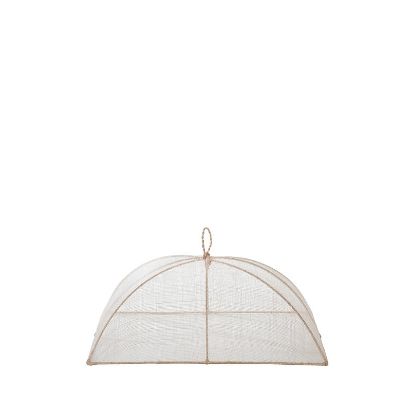 Small food cover in abaca net 25 x 40 h 14 cm