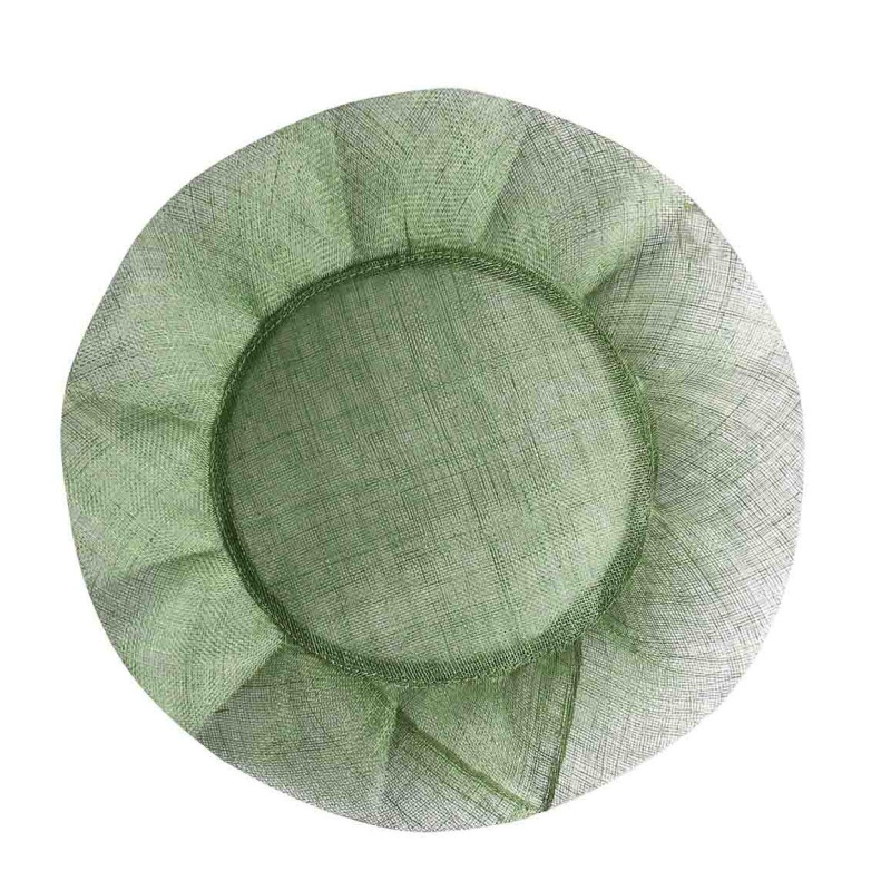 Sous-plat en filet d'abaca avec bord volant