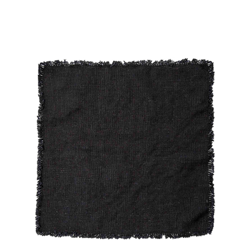 Tovagliolo 100%lino 44*44 cm con frange