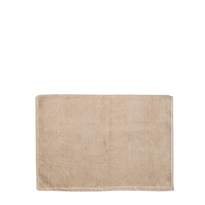Tappeto bagno 100% cotone colore naturale 50 x 70 cm