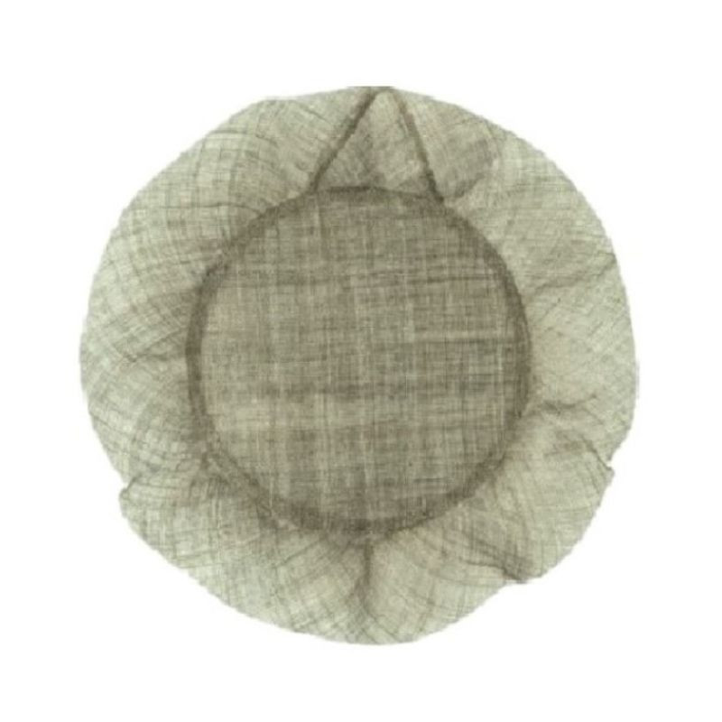 Sous-plat en filet d'abaca avec bord volant