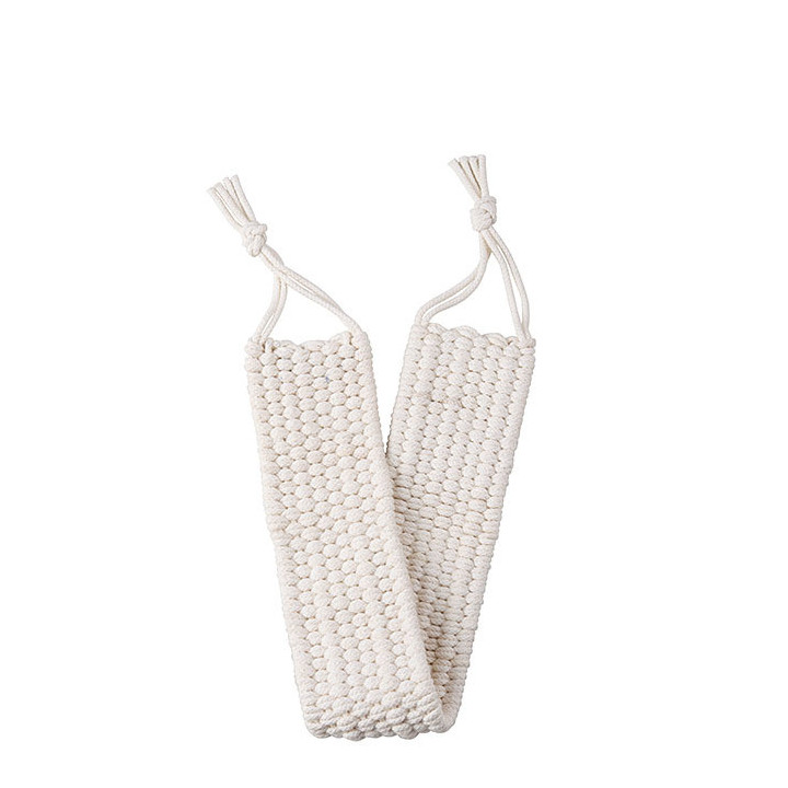 Striscia massaggio 100% cotone bianco 9 x 90 cm