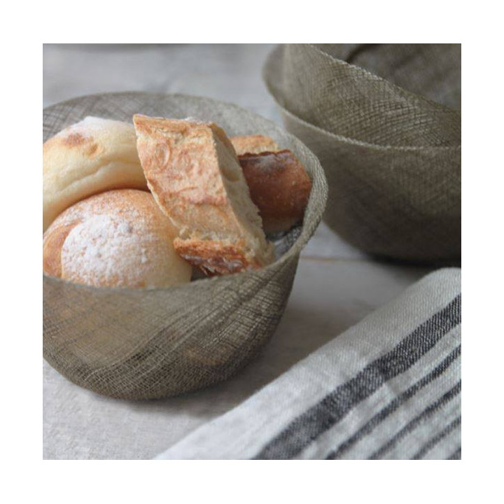 Bol en filet d'abaca simple d15 h7 cm
