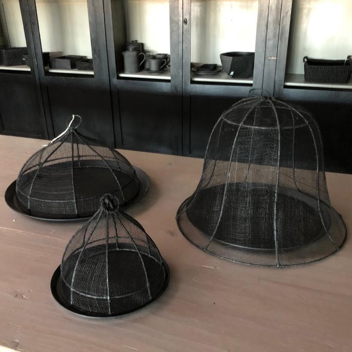 Coprivivande rete in abaca d35 h18 cm