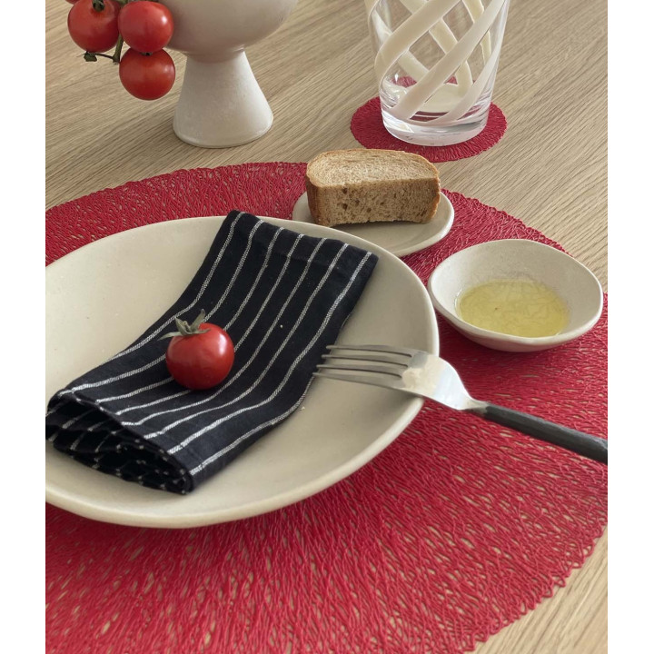 Sottopiatto pvc intrecciato