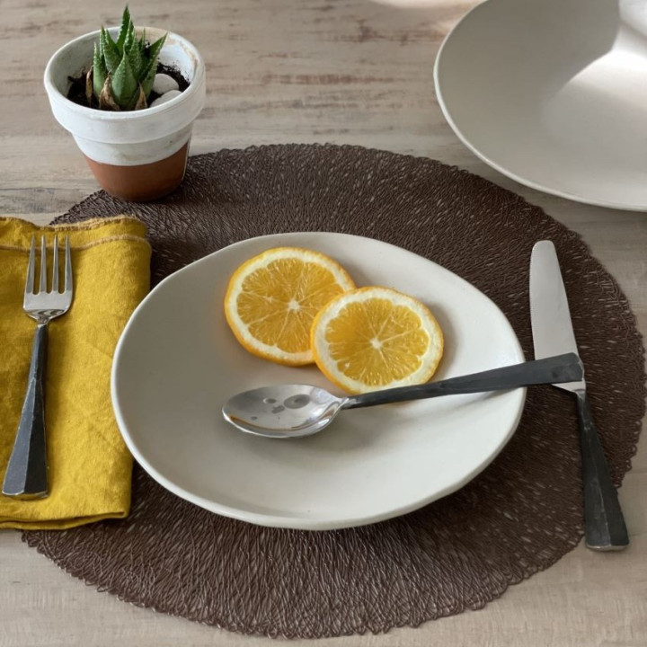 Set de table tresse en pvc