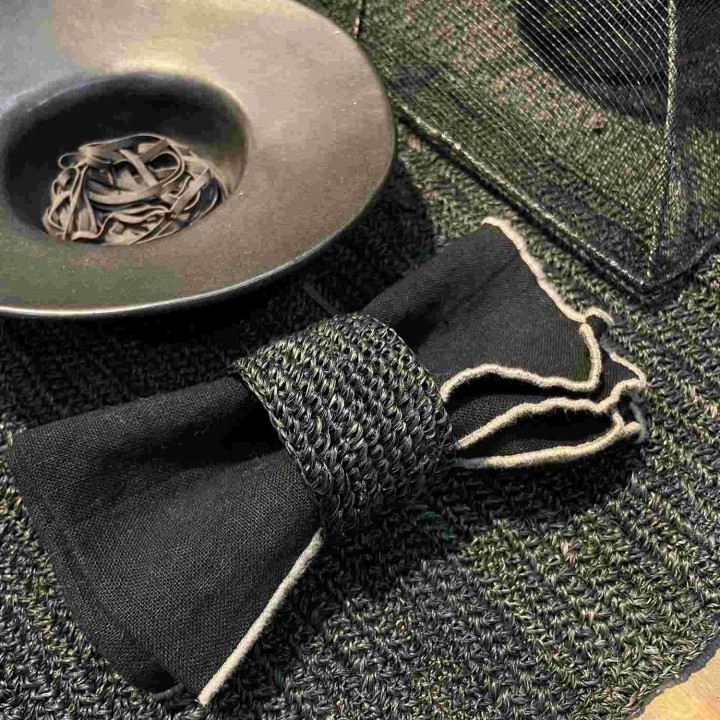 Set de table en crochet d'abaca