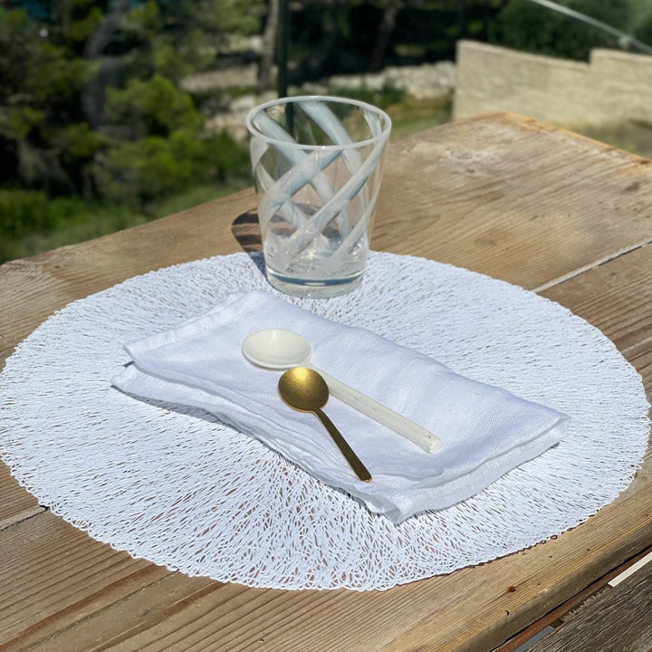 Set de table tresse en pvc