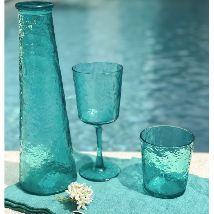 Verre en methacrylate effet "glace"