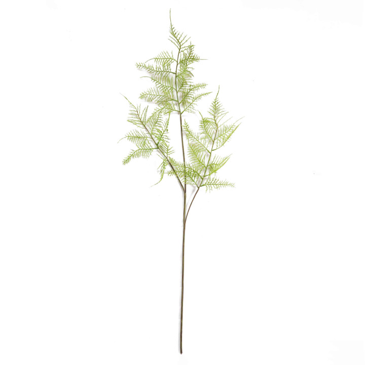 Artificial green asparagus plant, 80 cm high