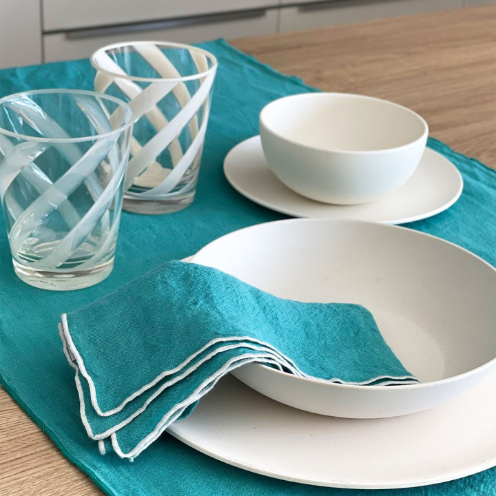 Biocopolyester spiral glass