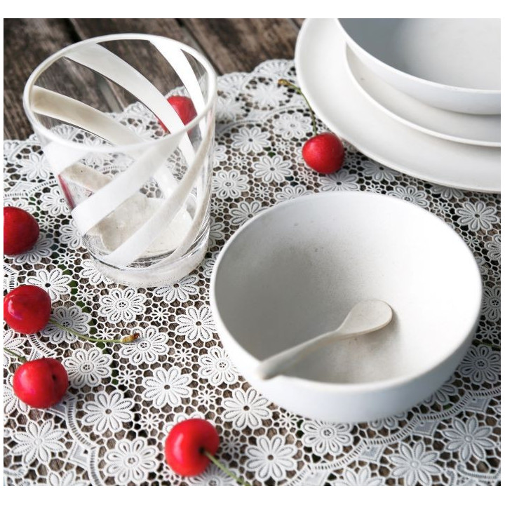 Vinyl waterproof soft placemat floral deco