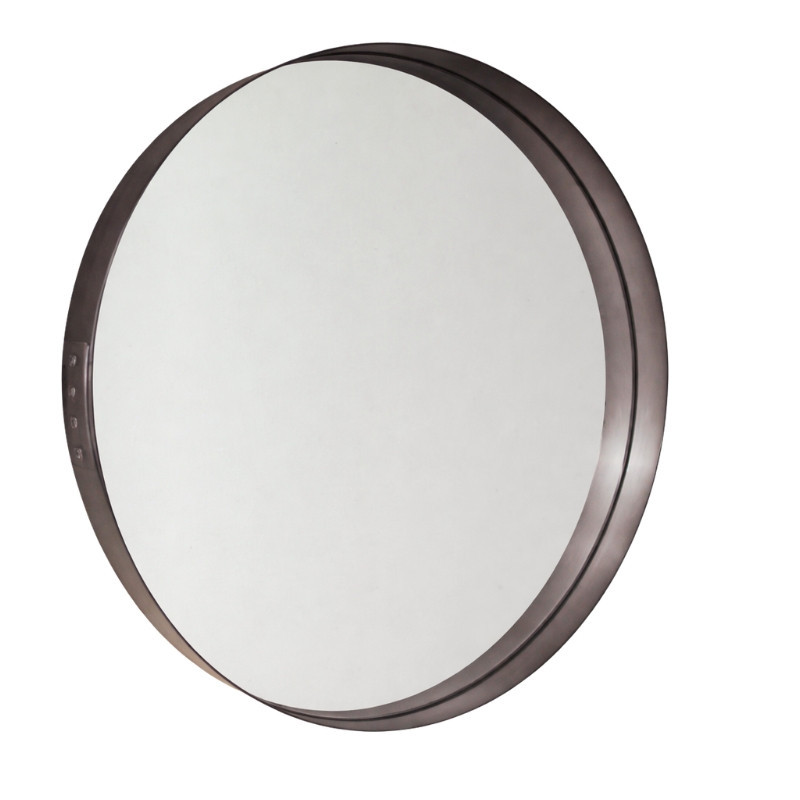 Specchio in acciaio colore scuro d61 cm