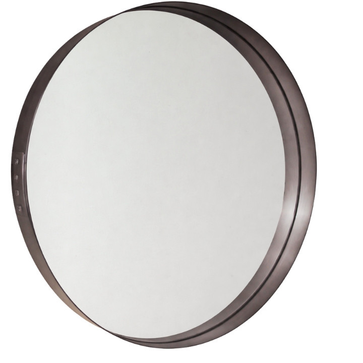 Specchio in acciaio colore scuro d61 cm