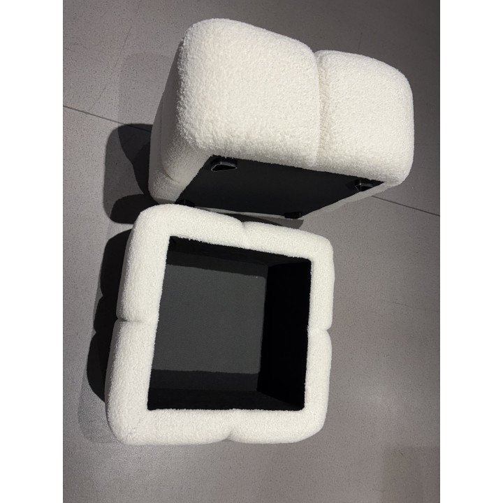 Pouf cubico apribile contenitivo