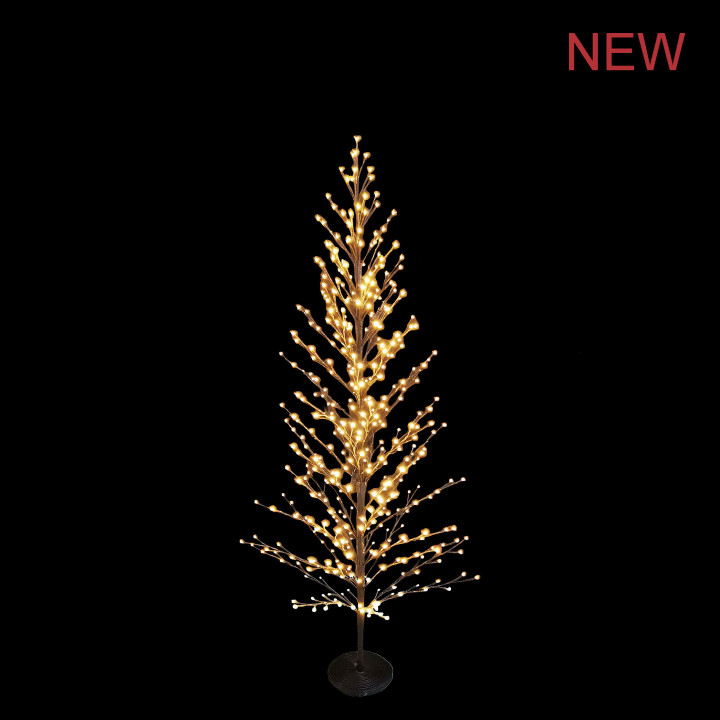 Snow covered tree 479 led lights