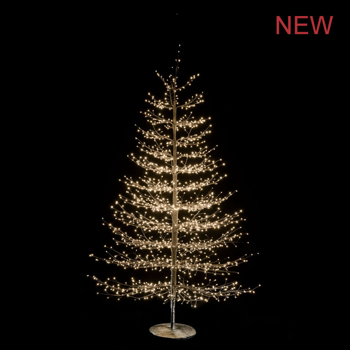 Albero stecchi led h 210 cm
