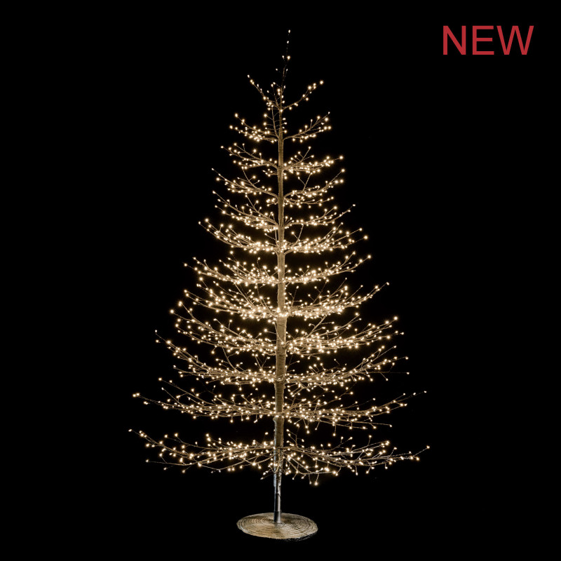 Albero stecchi led h 300 cm