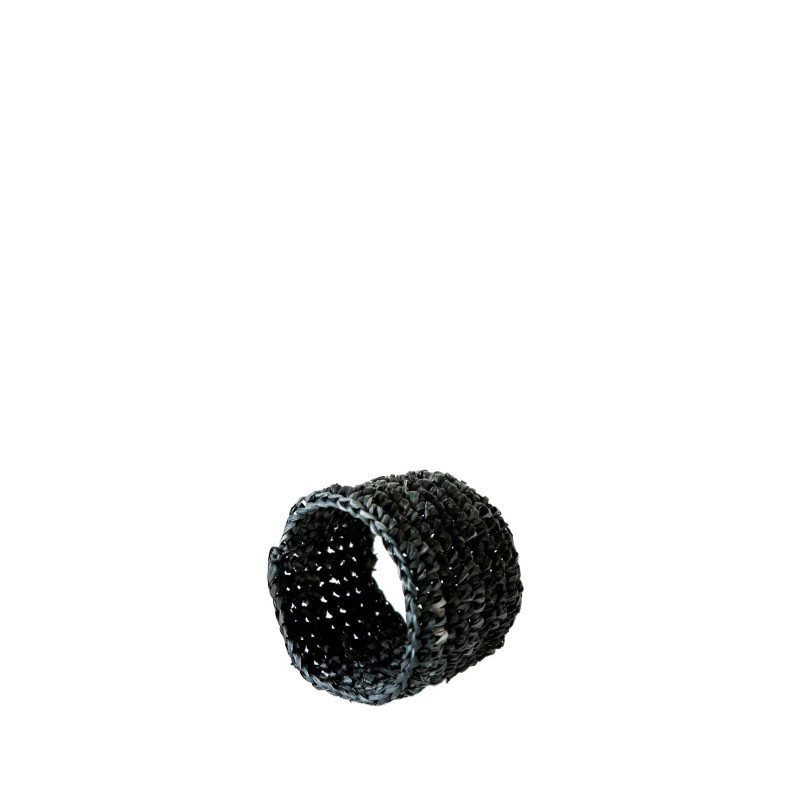 Abaca crochet napkin ring