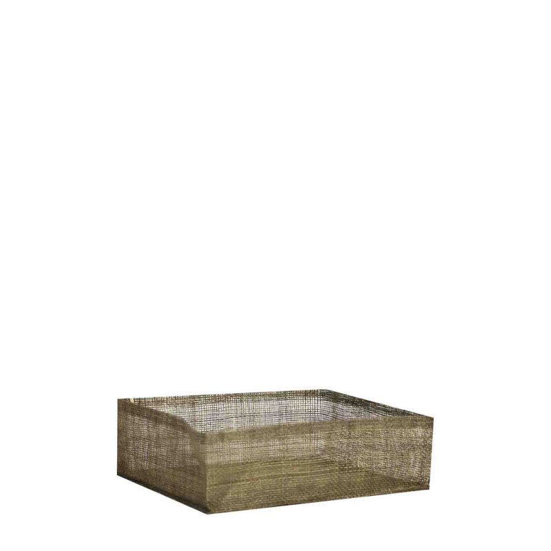 Porte-serviettes 20x20 cm en filet d'abaca